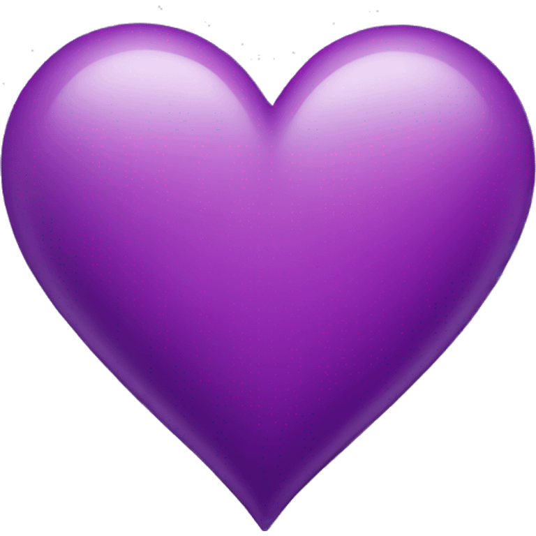 Purple heart emoji