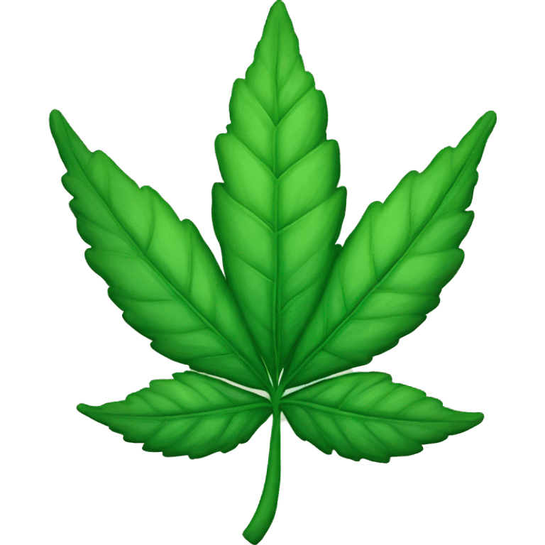 Weed leaf emoji