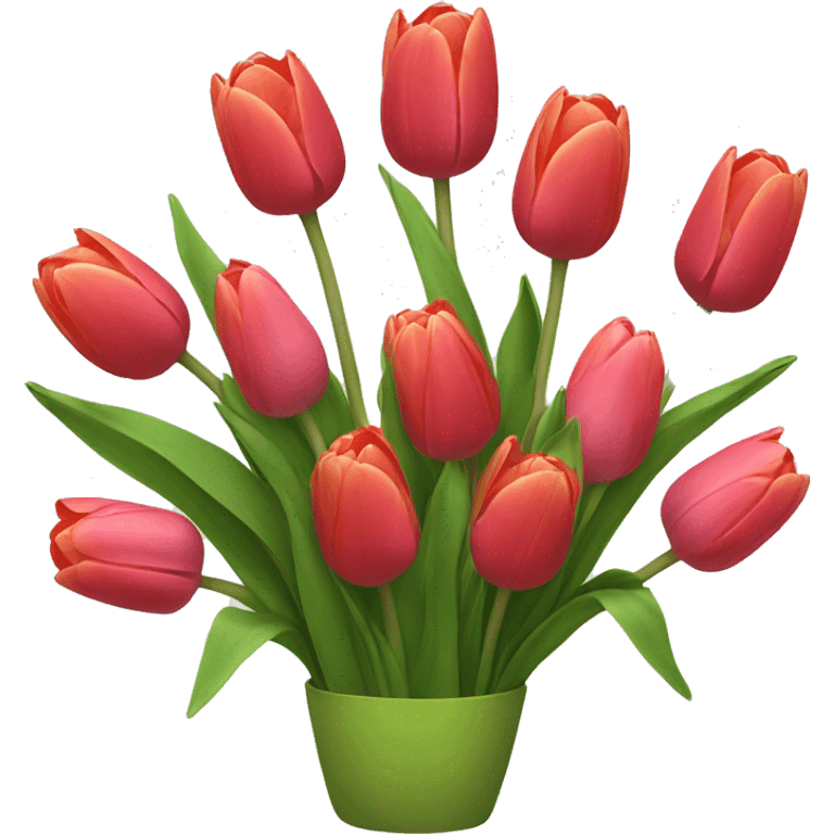 bouquet of tulips emoji