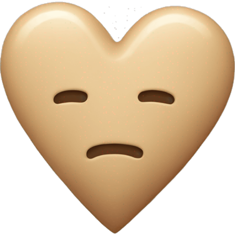 Beige healing heart with bandaid emoji