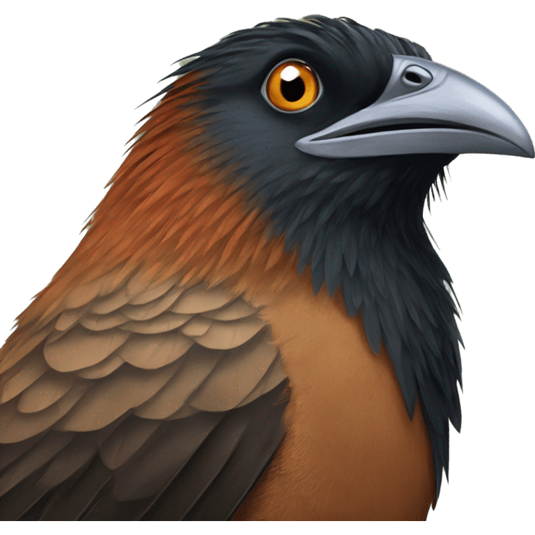 Greater coucal emoji