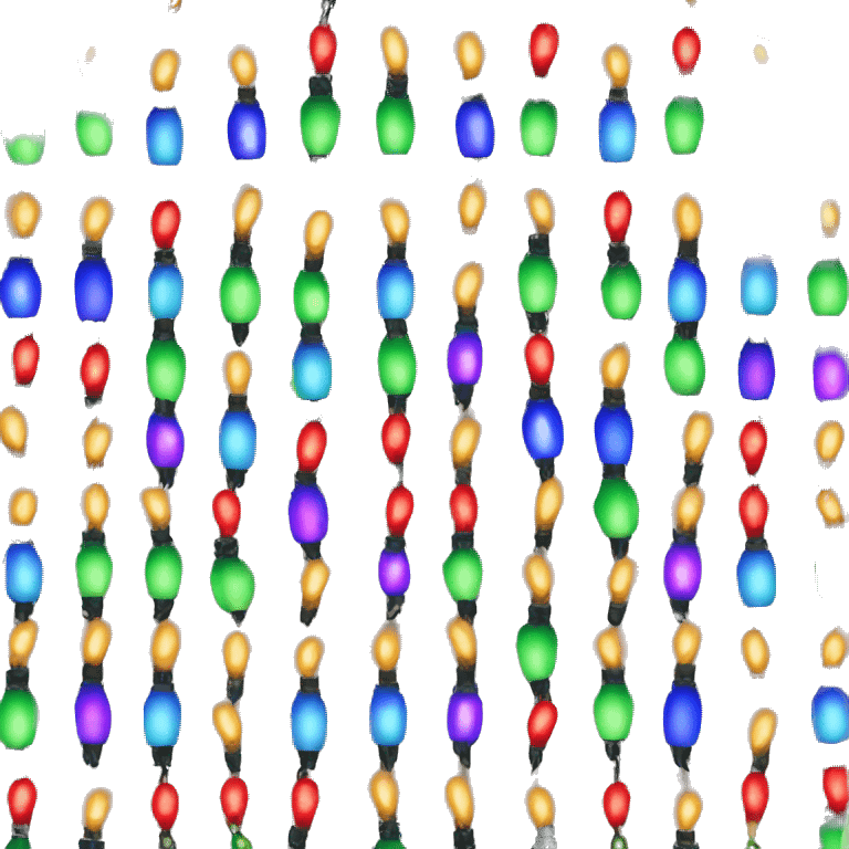 christmas lights  emoji