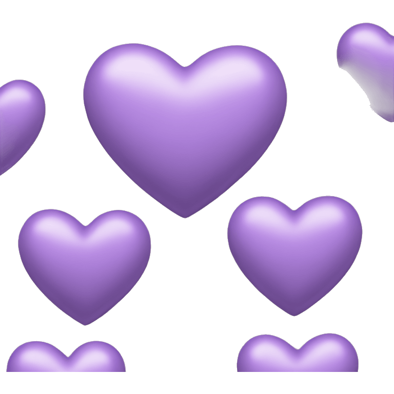 pastel purple heart emoji