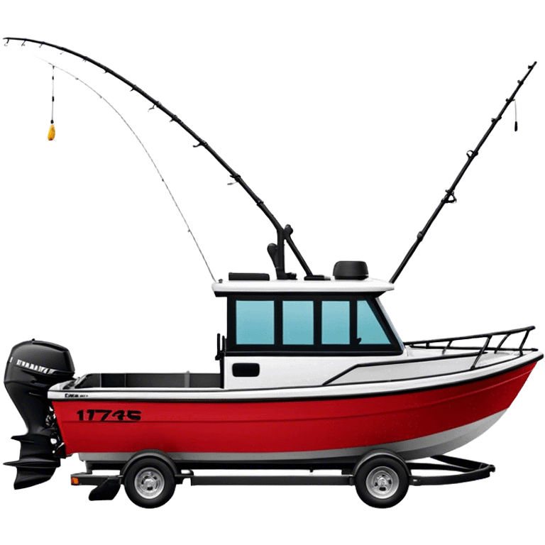 Fishing Boat - Lund 1775 Crossover XS (Model Year: 2022) (Iconic colour: Red with black trim) emoji