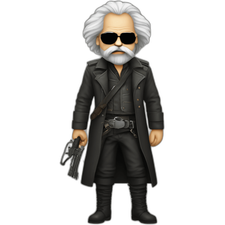 karl marx as mad max emoji