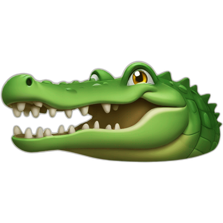 Crocodile doing trading  emoji