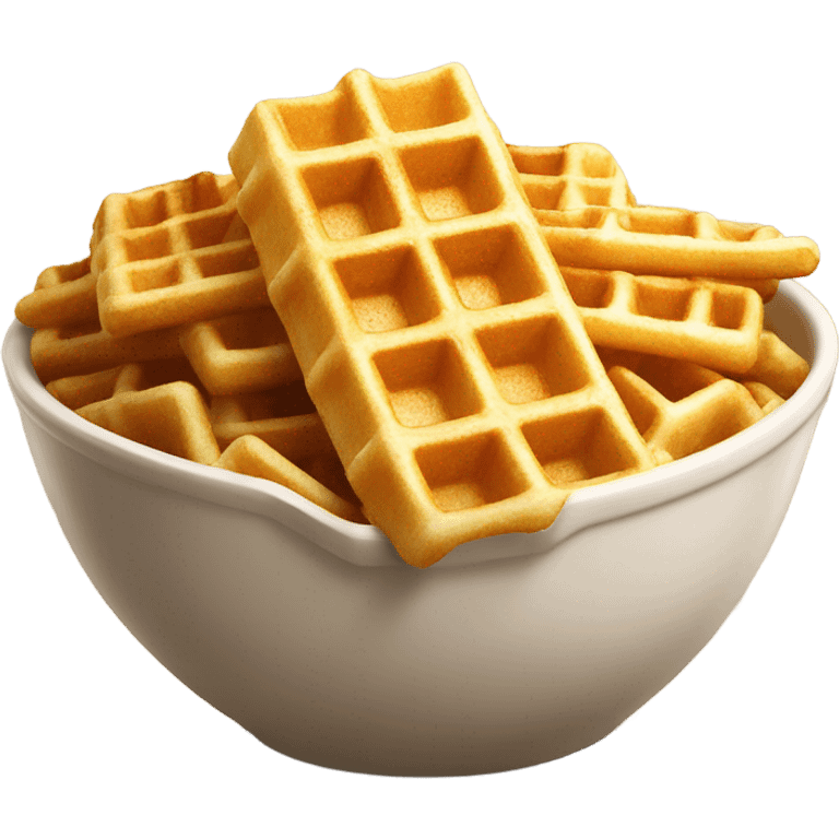 Waffle fries emoji