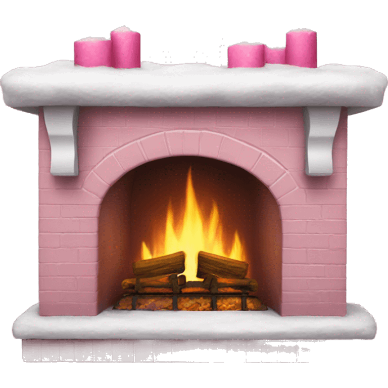 Winter Pink FirePlace emoji