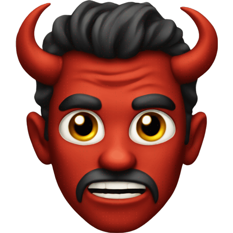 The devil  emoji