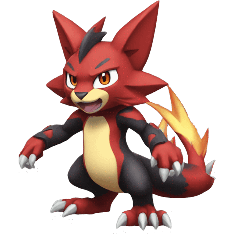 Guilmon-Torracat-Zoroark full body emoji