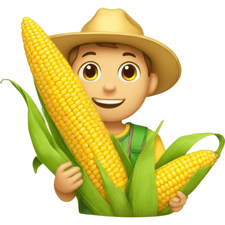 Corn kid emoji