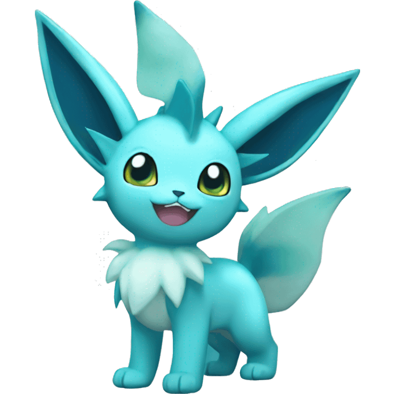 Glaceon-Vaporeon full body emoji