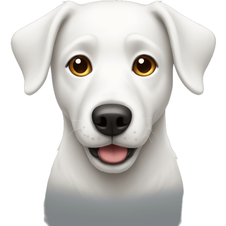 white dog  emoji