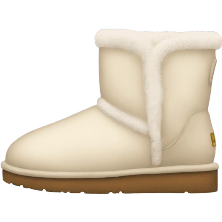 Cream uggs emoji