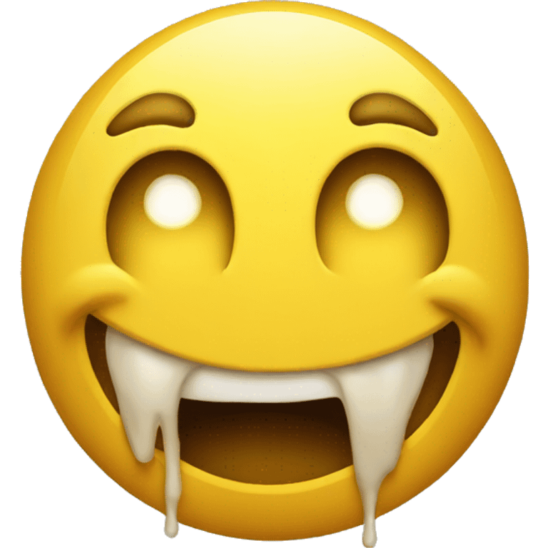 fear yellow round emoji emoji