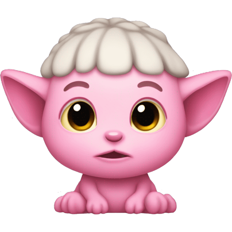 little grogu with pink skin emoji