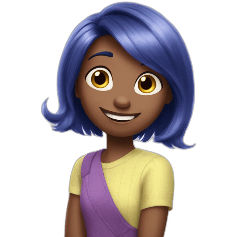 Disney Pixar Inside out Joy emoji