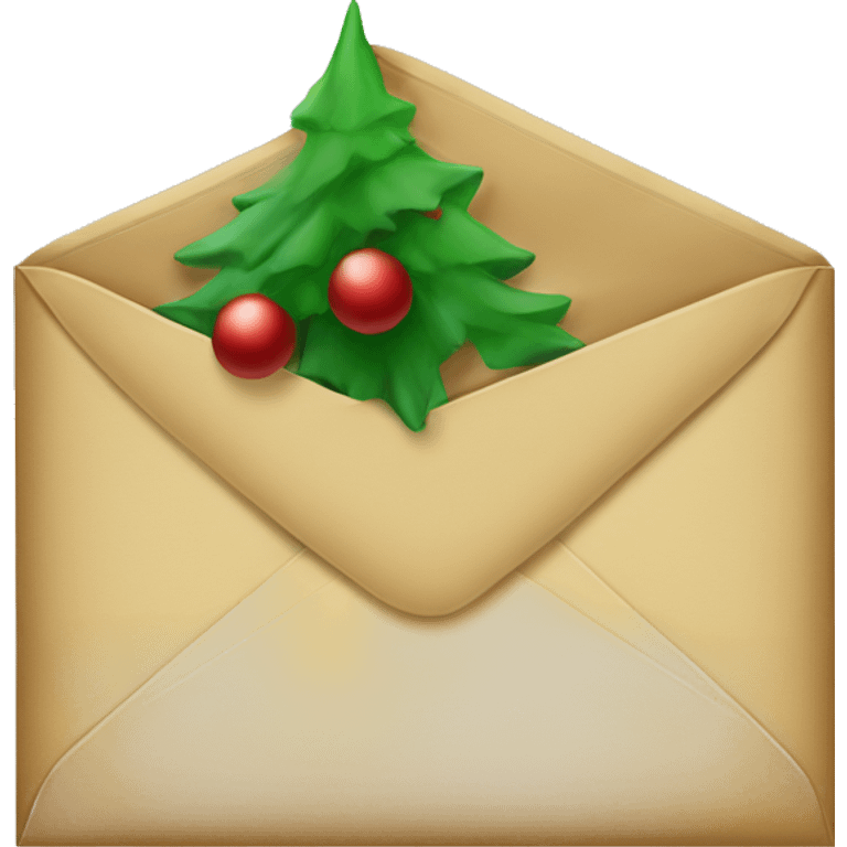 christmas envelope  emoji