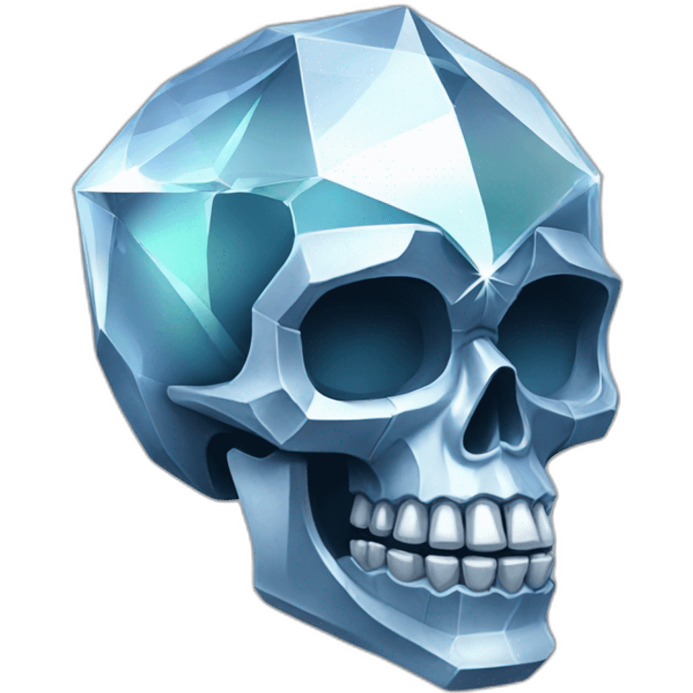 Jewel skull diamond emoji