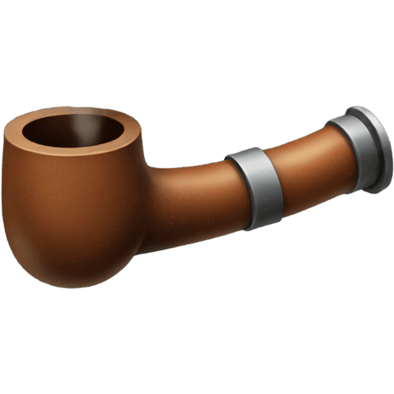 A pipe with steam emoji