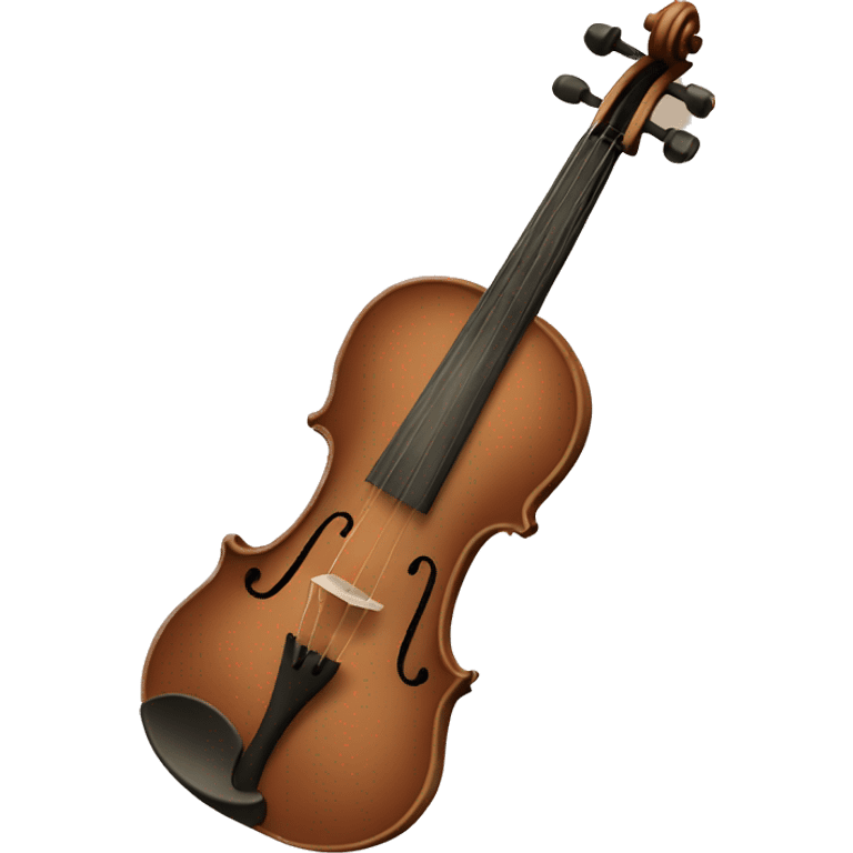 vintage pastel brown violin emoji