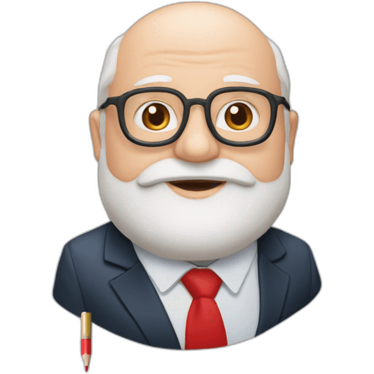 Frans Timmermans with red pencil emoji