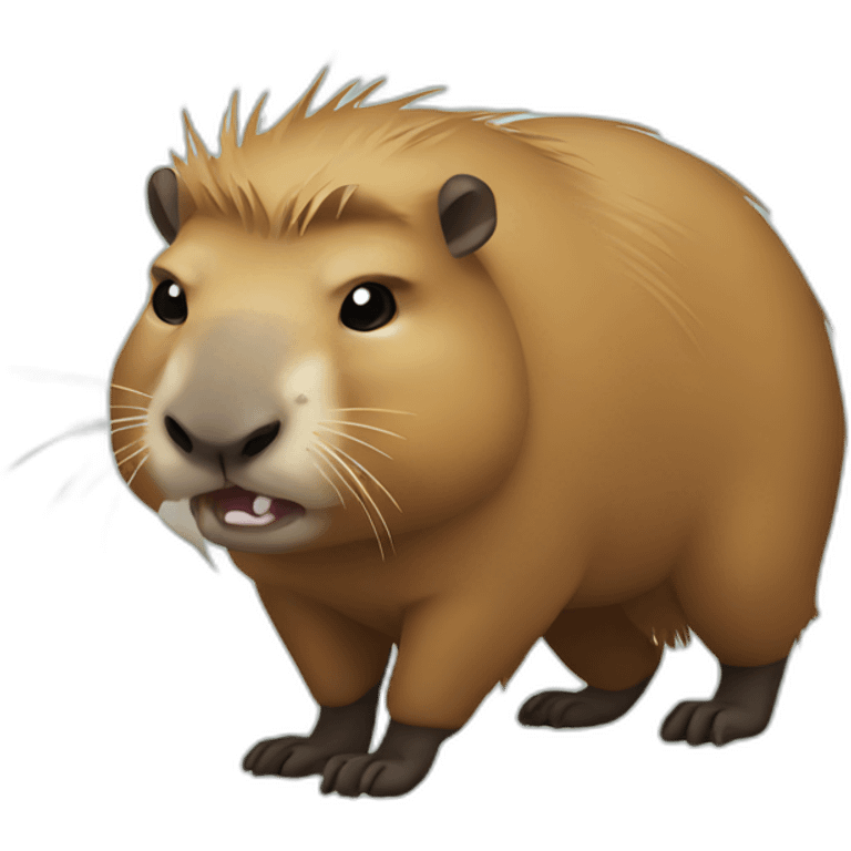 angry capybara emoji