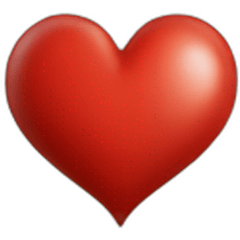 Coeur rouge emoji