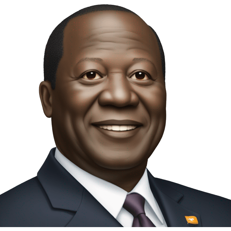 Alassane ouattara président de la côte d'ivoire  emoji