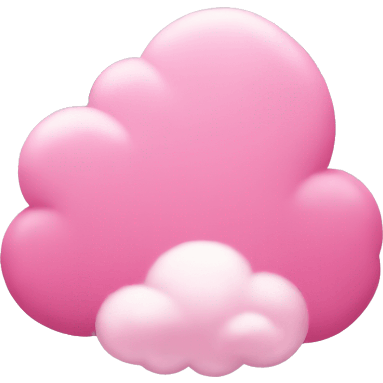 Pink cloud ☁️  emoji