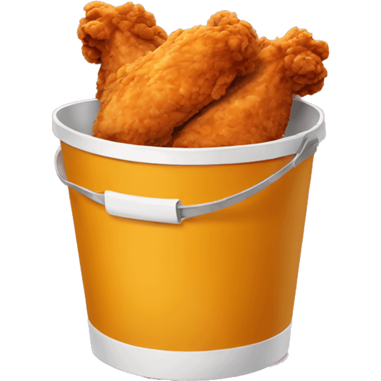 fried chicken bucket emoji