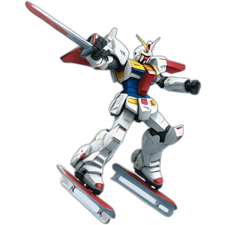 Gundam Skating emoji