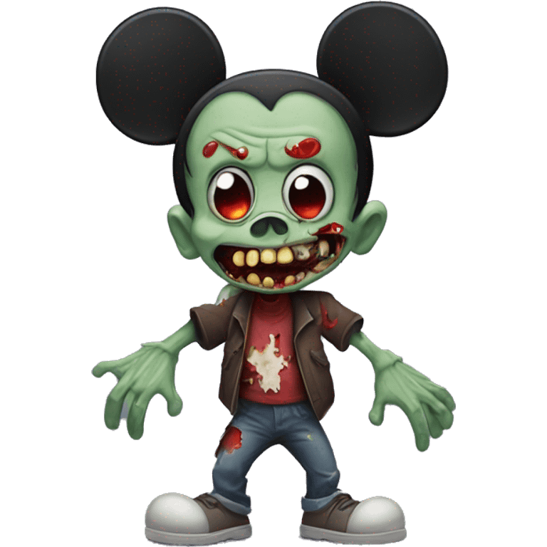 Mickey mouse zombie emoji