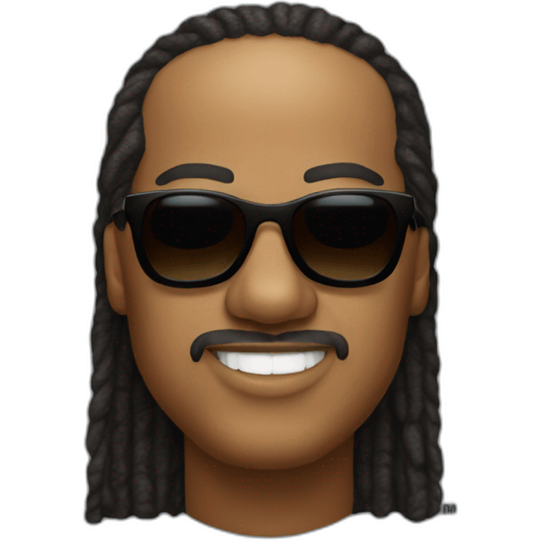 Blind stevie wonder emoji