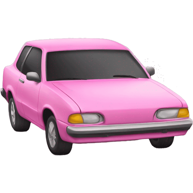 Pink car emoji