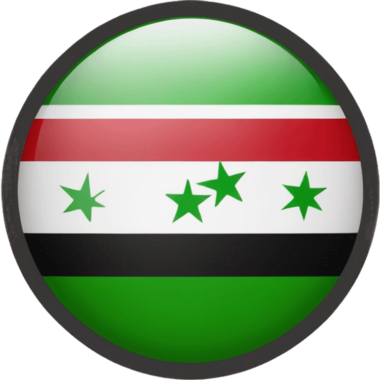 Syrian opposition flag emoji