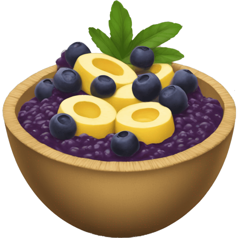 Açai bowl emoji