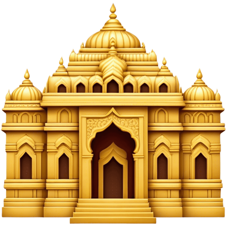 Tirupati Balaji Temple Landmark Emoji – Showcasing the temple’s golden entrance and intricate carvings. emoji