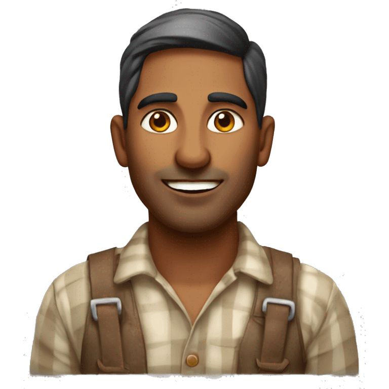 ppor indian dairy farmer emoji