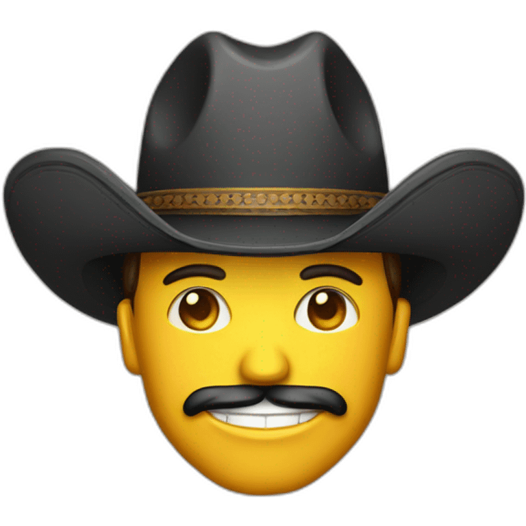 Calavera con traje de charro mexicano emoji