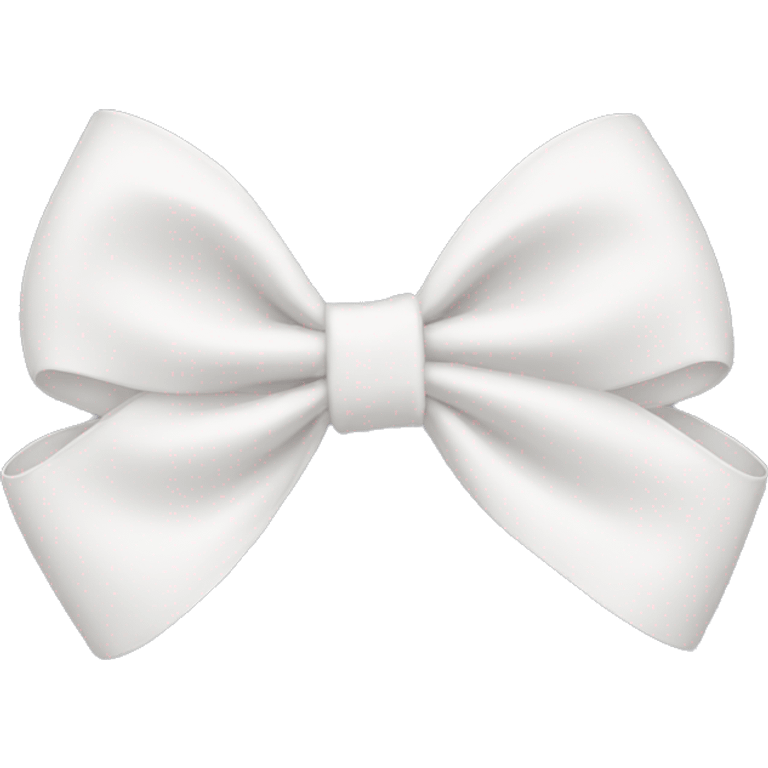 white bow emoji