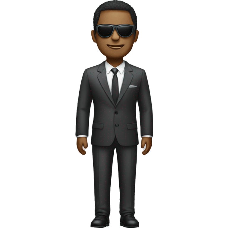 full body man with suit and shades emoji