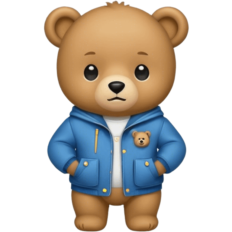 Baby With jacket bear  emoji