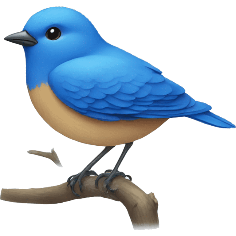 blue bird emoji