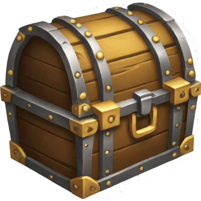 trapped treasure chest  emoji