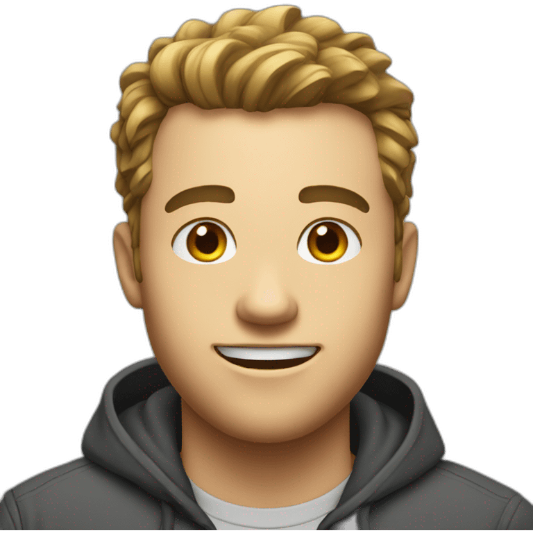 Face revel of a big gaming youtuber emoji