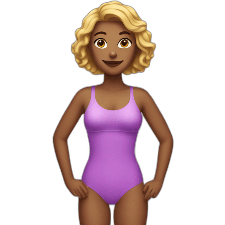 woman in bathing suit emoji