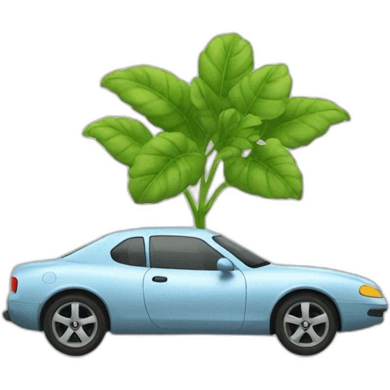 Coche planta emoji