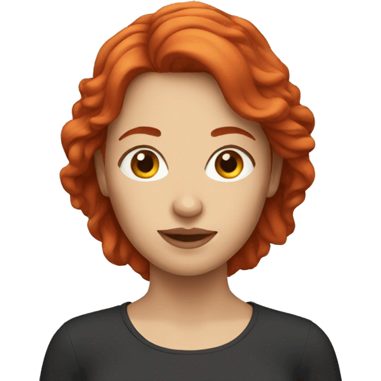 woman with red hair emoji