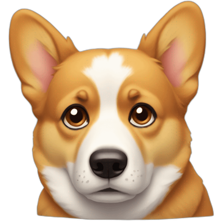 Sad corgi emoji